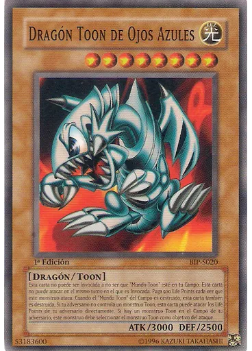 Dragón Toon de Ojos Azules