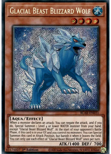 Glacial Beast Blizzard Wolf