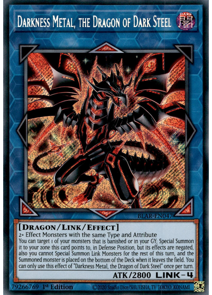 Darkness Metal, the Dragon of Dark Steel