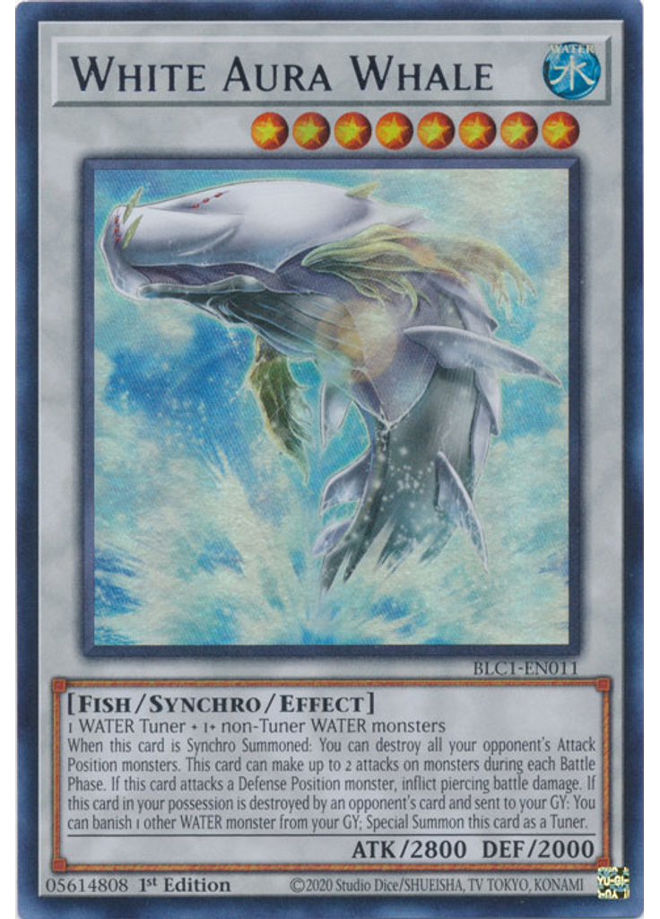 White Aura Whale (Ultra Rare 1st Edition Silver)
