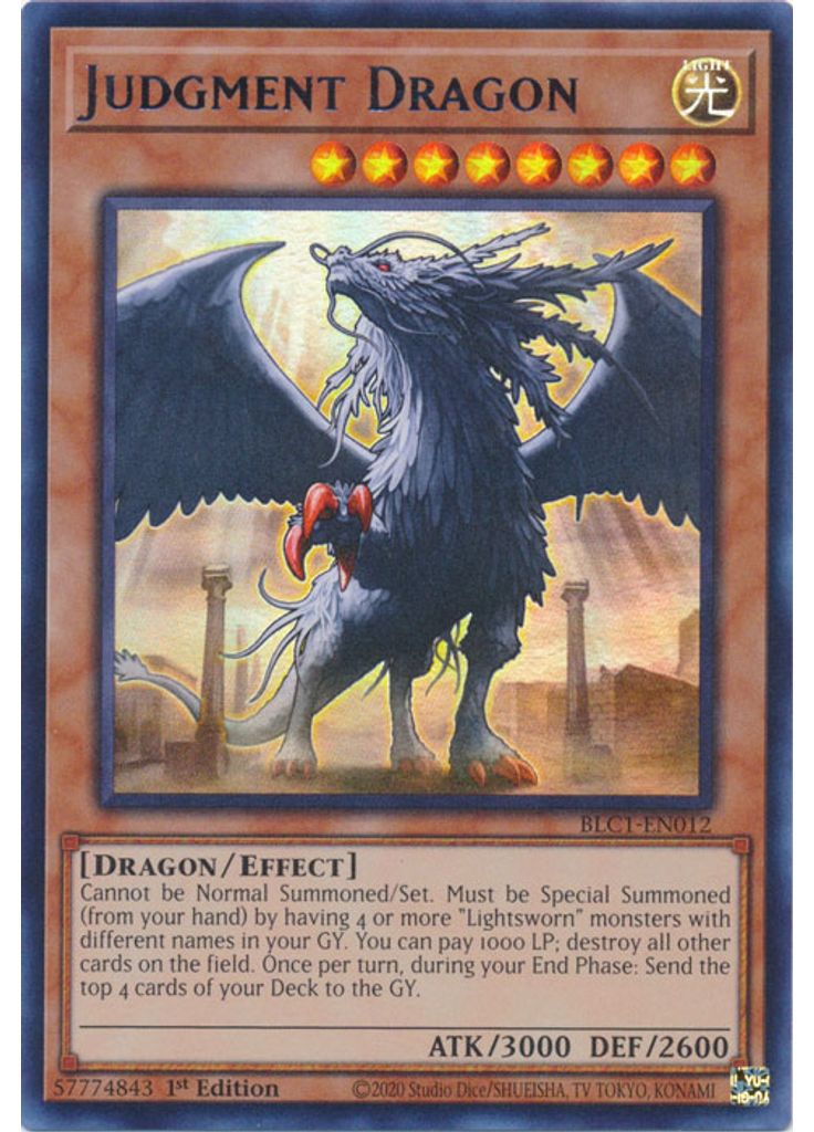 Judgment Dragon (Ultra Rare 1st Edition Silver)