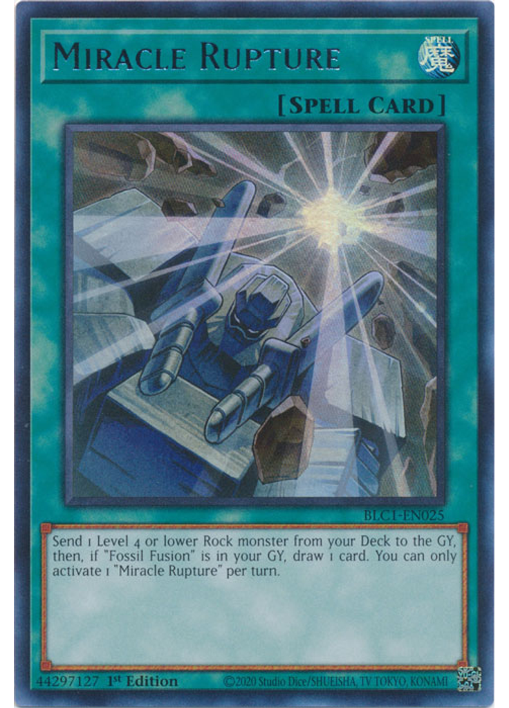 Miracle Rupture (Ultra Rare 1st Edition Silver)