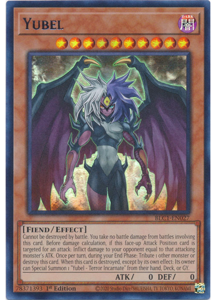 Yubel (Ultra Rare 1st Edition Silver)