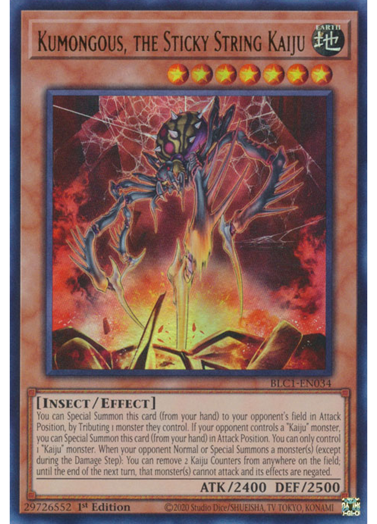 Kumongous, the Sticky String Kaiju