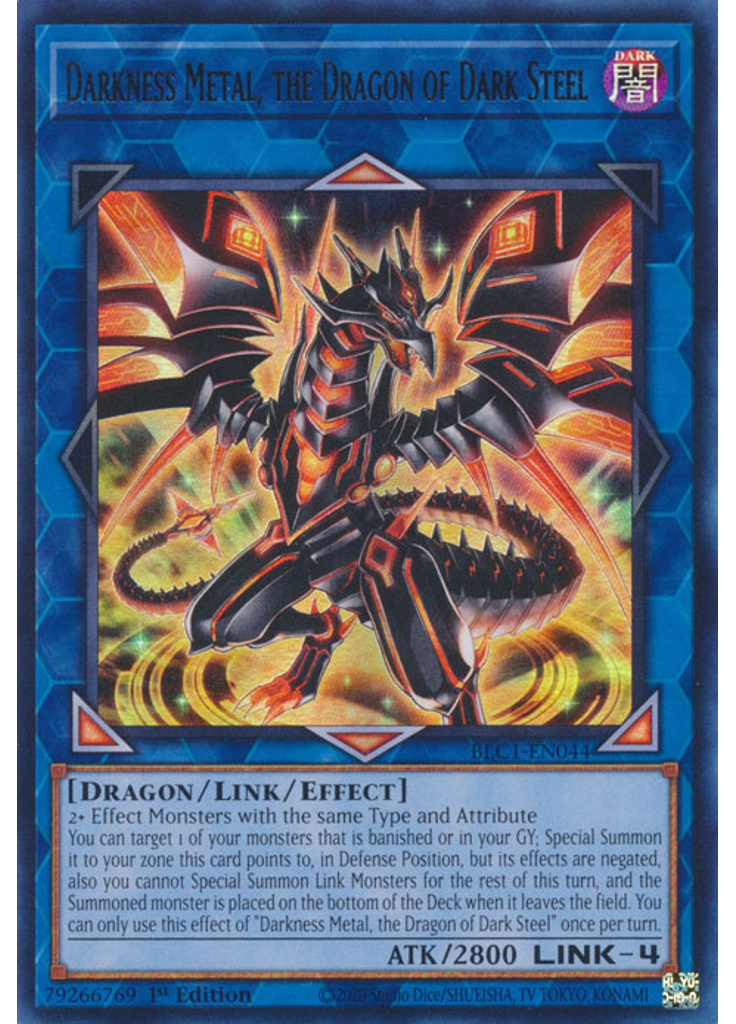 Darkness Metal, the Dragon of Dark Steel