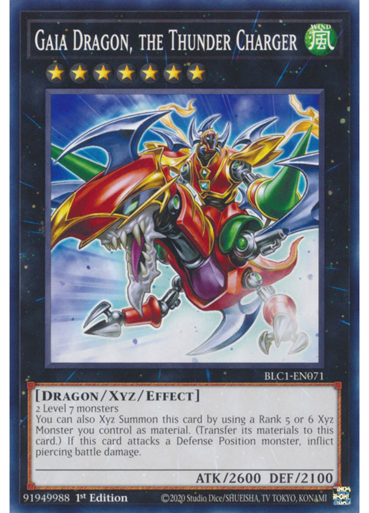 Gaia Dragon, the Thunder Charger
