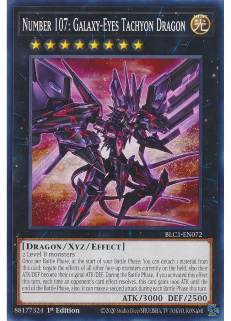 Number 107: Galaxy-Eyes Tachyon Dragon
