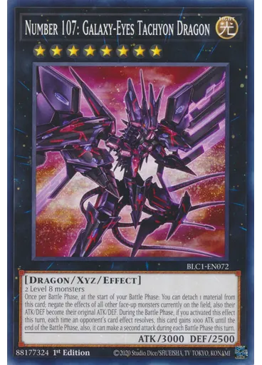 Number 107: Galaxy-Eyes Tachyon Dragon