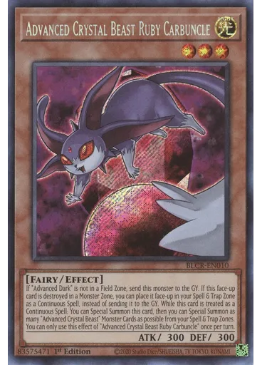 Advanced Crystal Beast Ruby Carbuncle