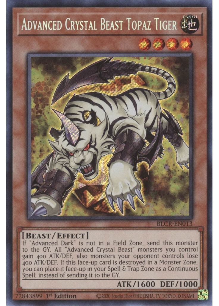 Advanced Crystal Beast Topaz Tiger