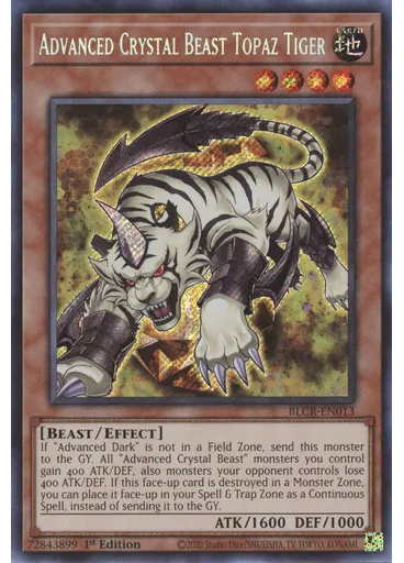 Advanced Crystal Beast Topaz Tiger