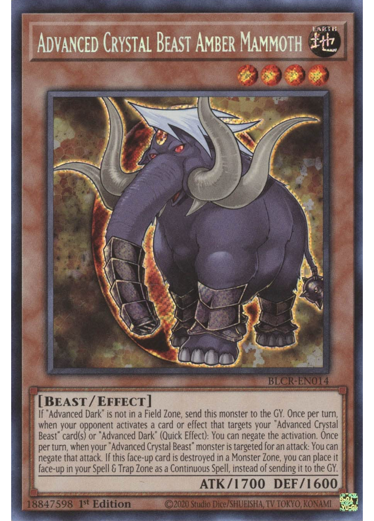Advanced Crystal Beast Amber Mammoth
