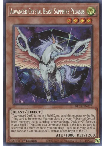 Advanced Crystal Beast Sapphire Pegasus
