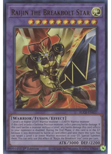 Raijin the Breakbolt Star