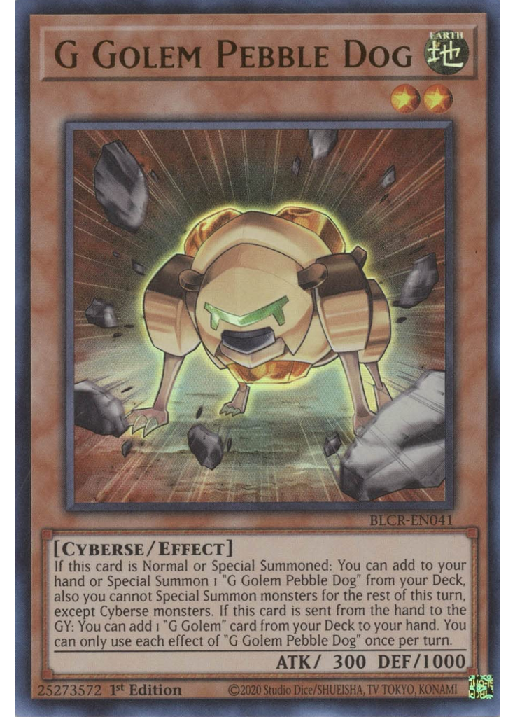 G Golem Pebble Dog