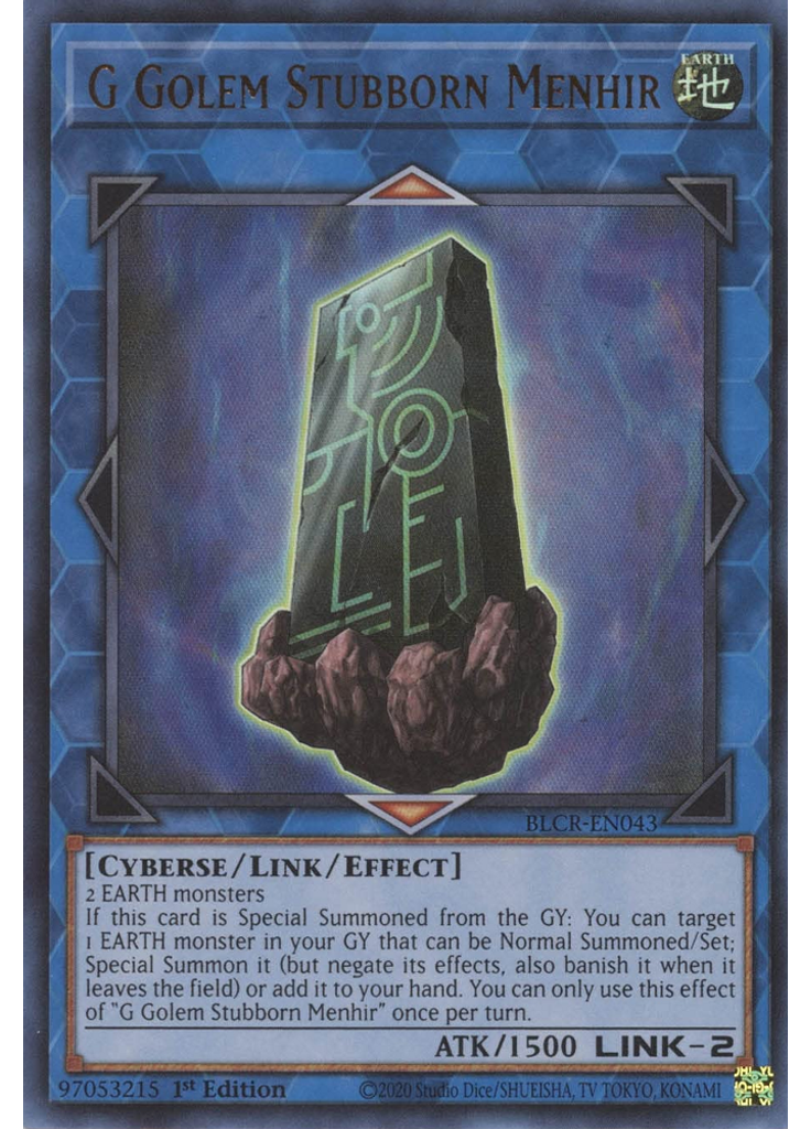 G Golem Stubborn Menhir