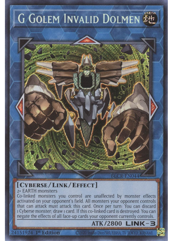 G Golem Invalid Dolmen