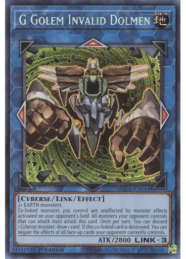 G Golem Invalid Dolmen