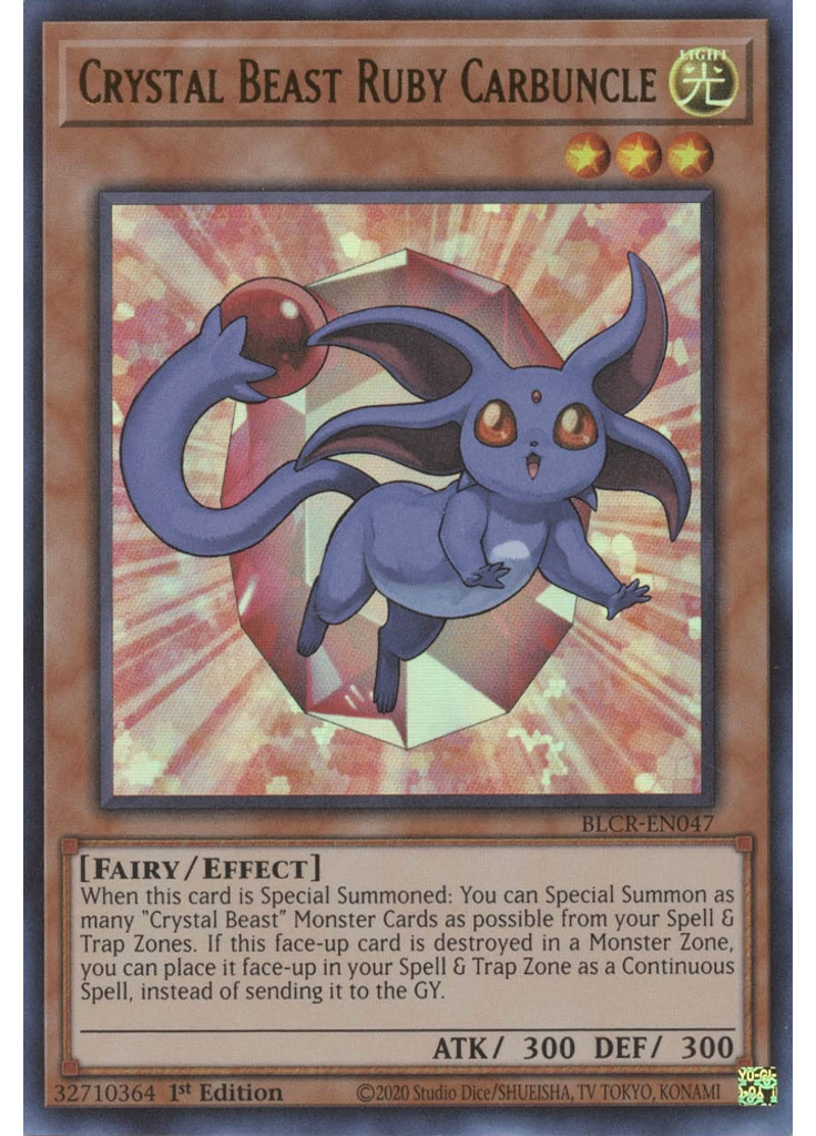 Crystal Beast Ruby Carbuncle