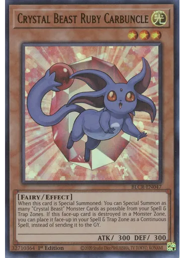 Crystal Beast Ruby Carbuncle