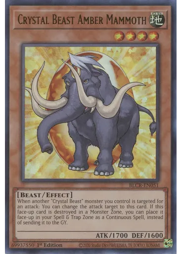 Crystal Beast Amber Mammoth