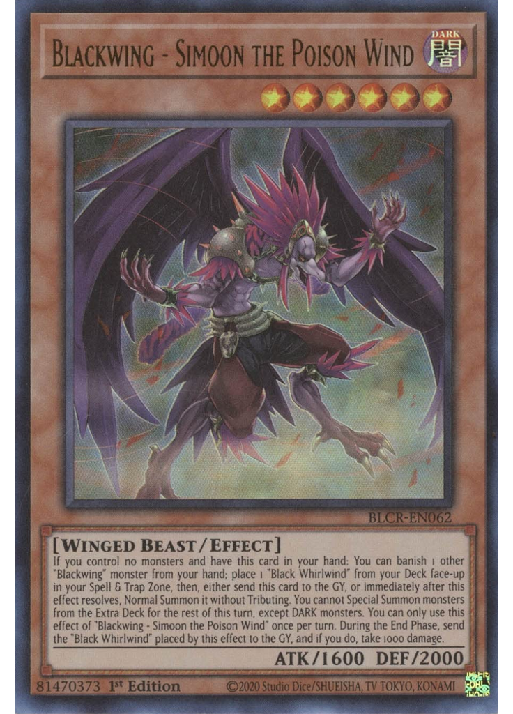 Blackwing - Simoon the Poison Wind