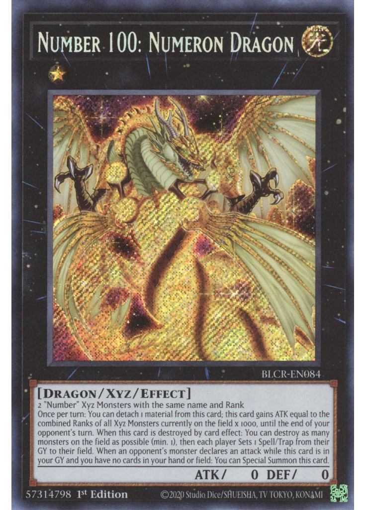 Number 100: Numeron Dragon