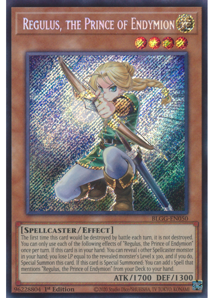Regulus, the Prince of Endymion
