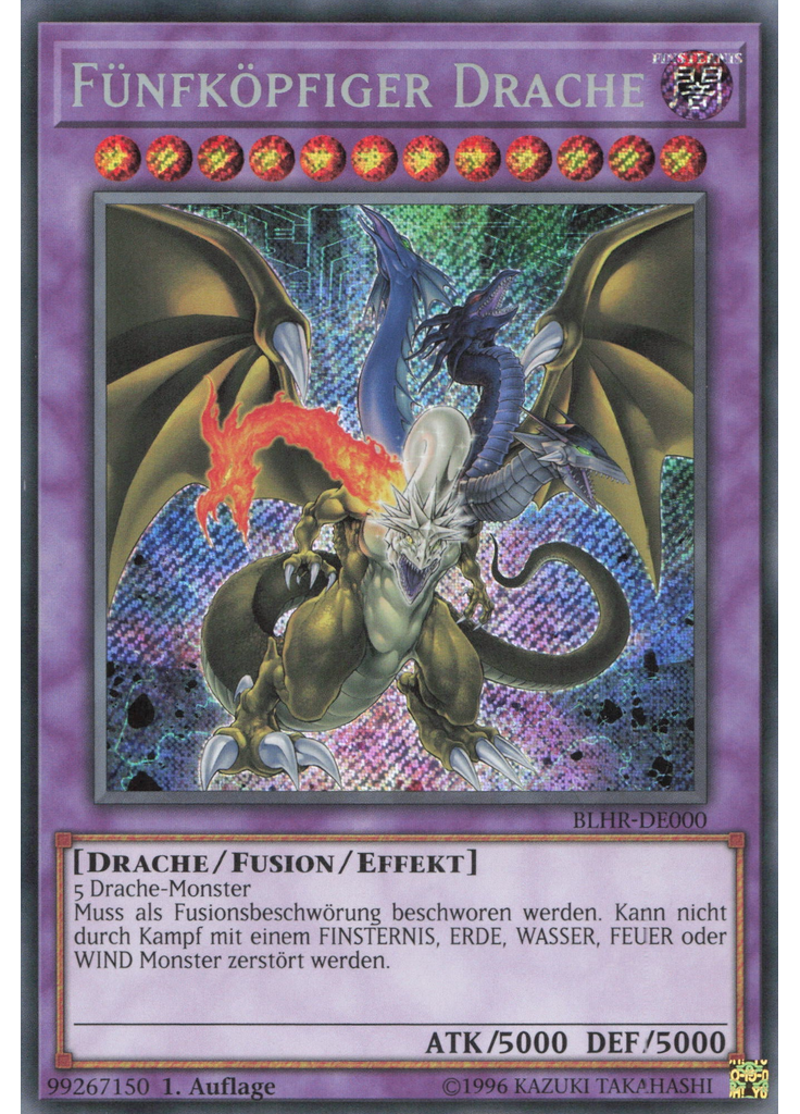 Fünfköpfiger Drache