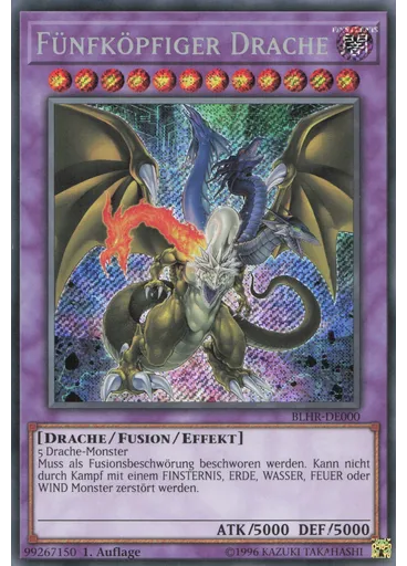Fünfköpfiger Drache