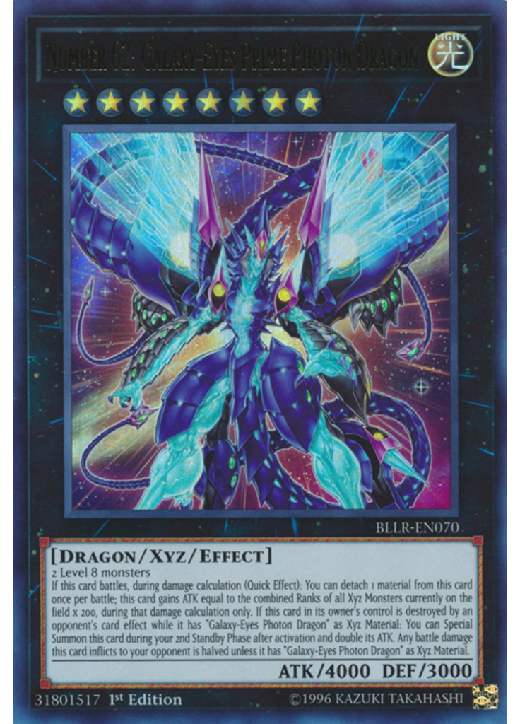 Number 62: Galaxy-Eyes Prime Photon Dragon