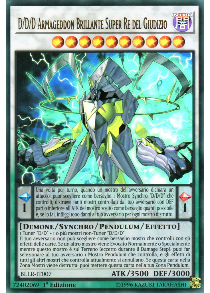 D/D/D Armageddon Brillante Super Re del Giudizio