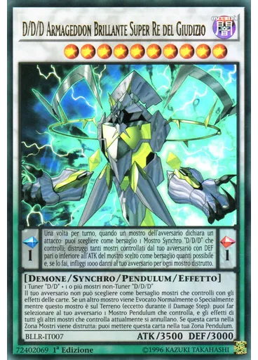 D/D/D Armageddon Brillante Super Re del Giudizio