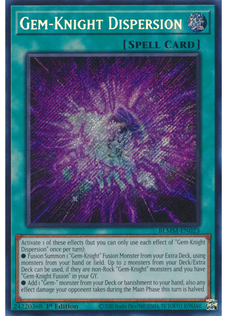 Gem-Knight Dispersion