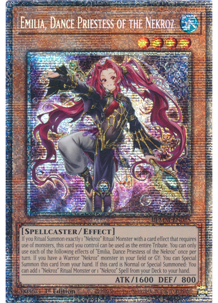 Emilia, Dance Priestess of the Nekroz (Starlight Rare 1st Edition)