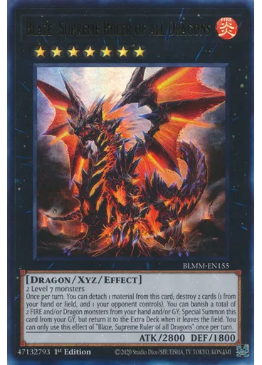 Blaze, Supreme Ruler of all Dragons