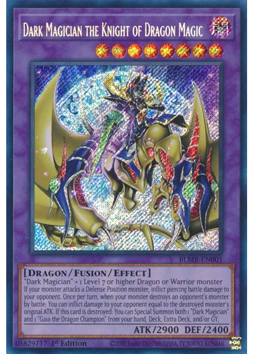 Dark Magician the Knight of Dragon Magic