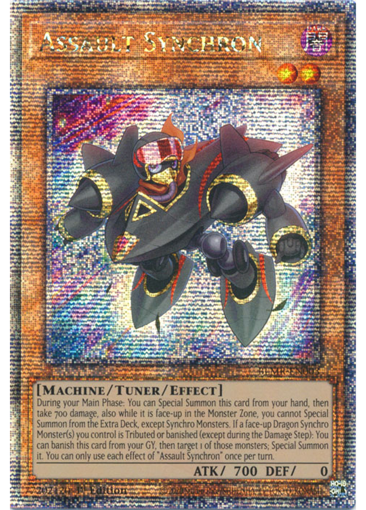 Assault Synchron (Quarter Century Secret Rare 1st Edition)