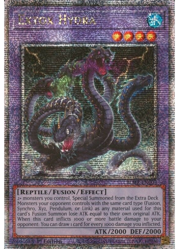 Extox Hydra (Quarter Century Secret Rare 1st Edition)