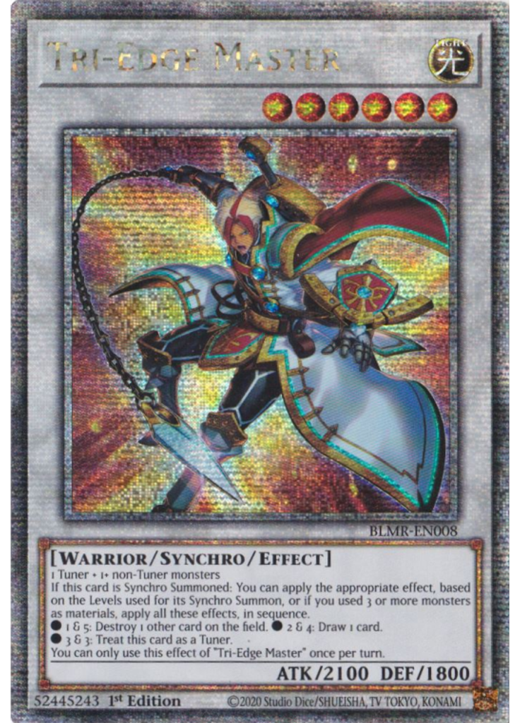 Tri-Edge Master (Quarter Century Secret Rare 1st Edition)