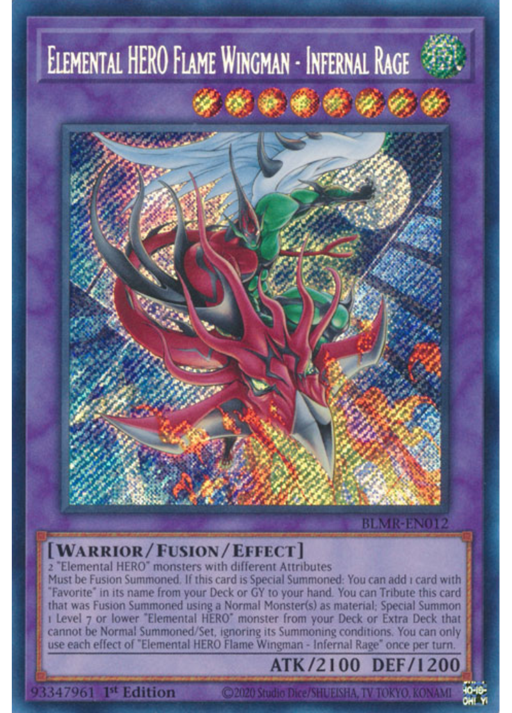 Elemental HERO Flame Wingman - Infernal Rage