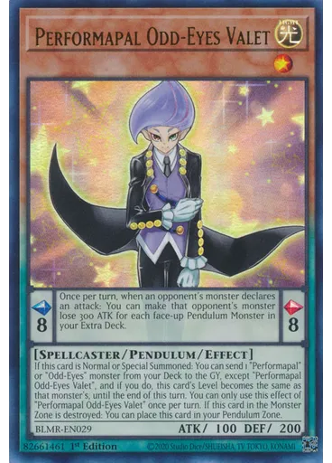 Performapal Odd-Eyes Valet