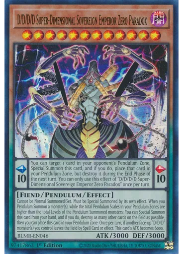D/D/D/D Super-Dimensional Sovereign Emperor Zero Paradox