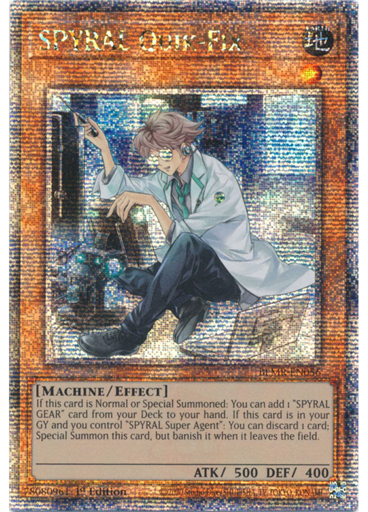 SPYRAL Quik-Fix (Quarter Century Secret Rare 1st Edition)