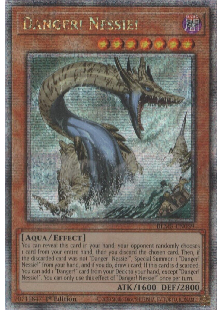 Danger! Nessie! (Quarter Century Secret Rare 1st Edition)