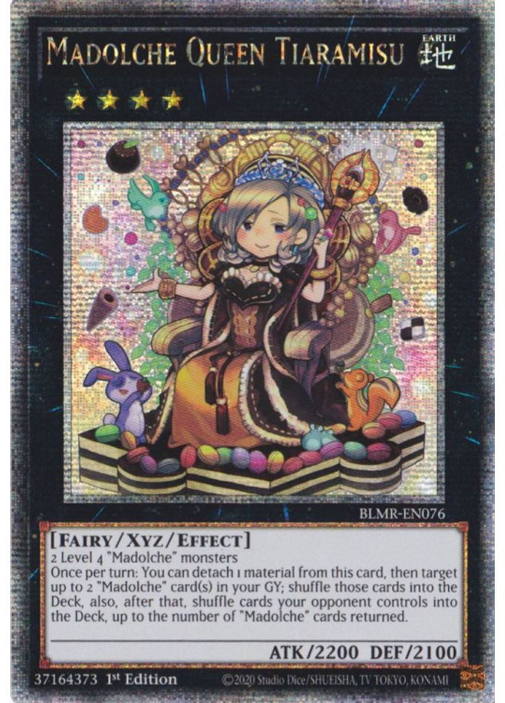 Madolche Queen Tiaramisu (Quarter Century Secret Rare 1st Edition)