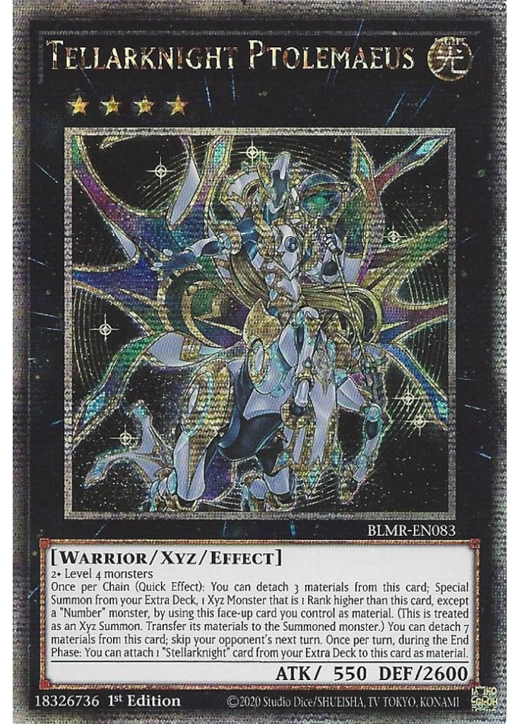 Tellarknight Ptolemaeus (Quarter Century Secret Rare 1st Edition)