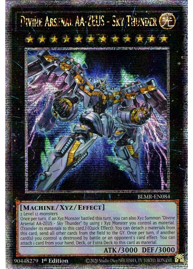 Divine Arsenal AA-ZEUS - Sky Thunder (Quarter Century Secret Rare 1st Edition)