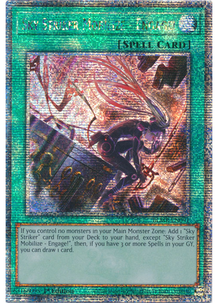 Sky Striker Mobilize - Engage! (Quarter Century Secret Rare 1st Edition)