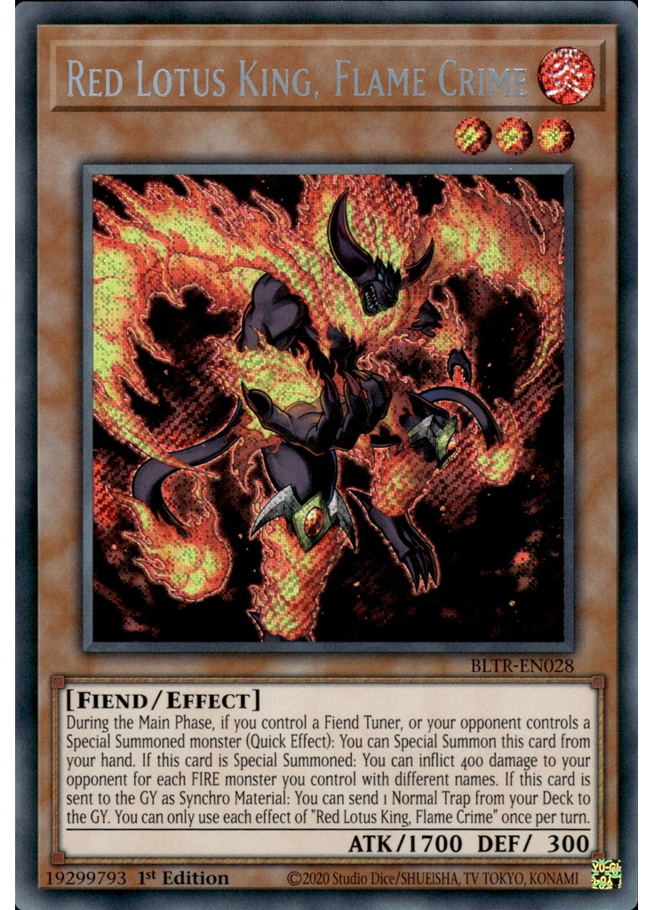 Red Lotus King, Flame Crime